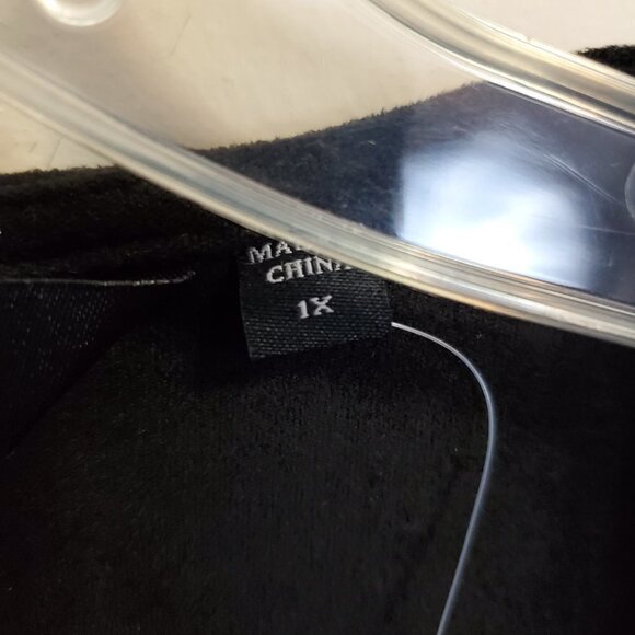 NEW Colleen Lopez Faux Suede Fringe Sleeves Open Front Jacket Waterfall Front M - Picture 6 of 9